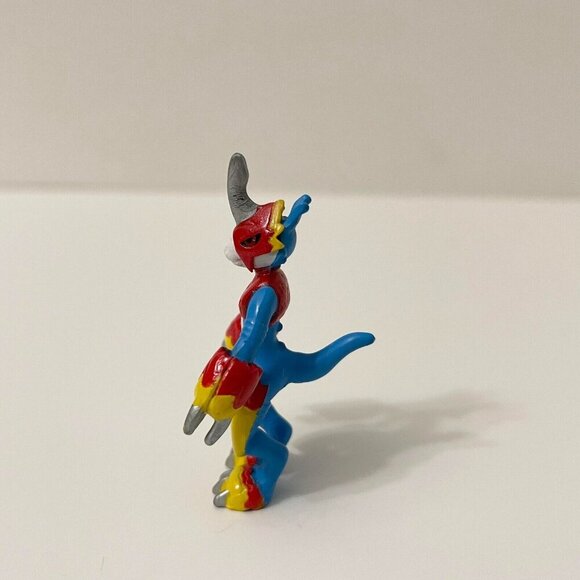 2000 Bandai Digimon Mini Figure Fladramon Flamedramon 2 Inch Digital Monsters - Picture 4 of 11